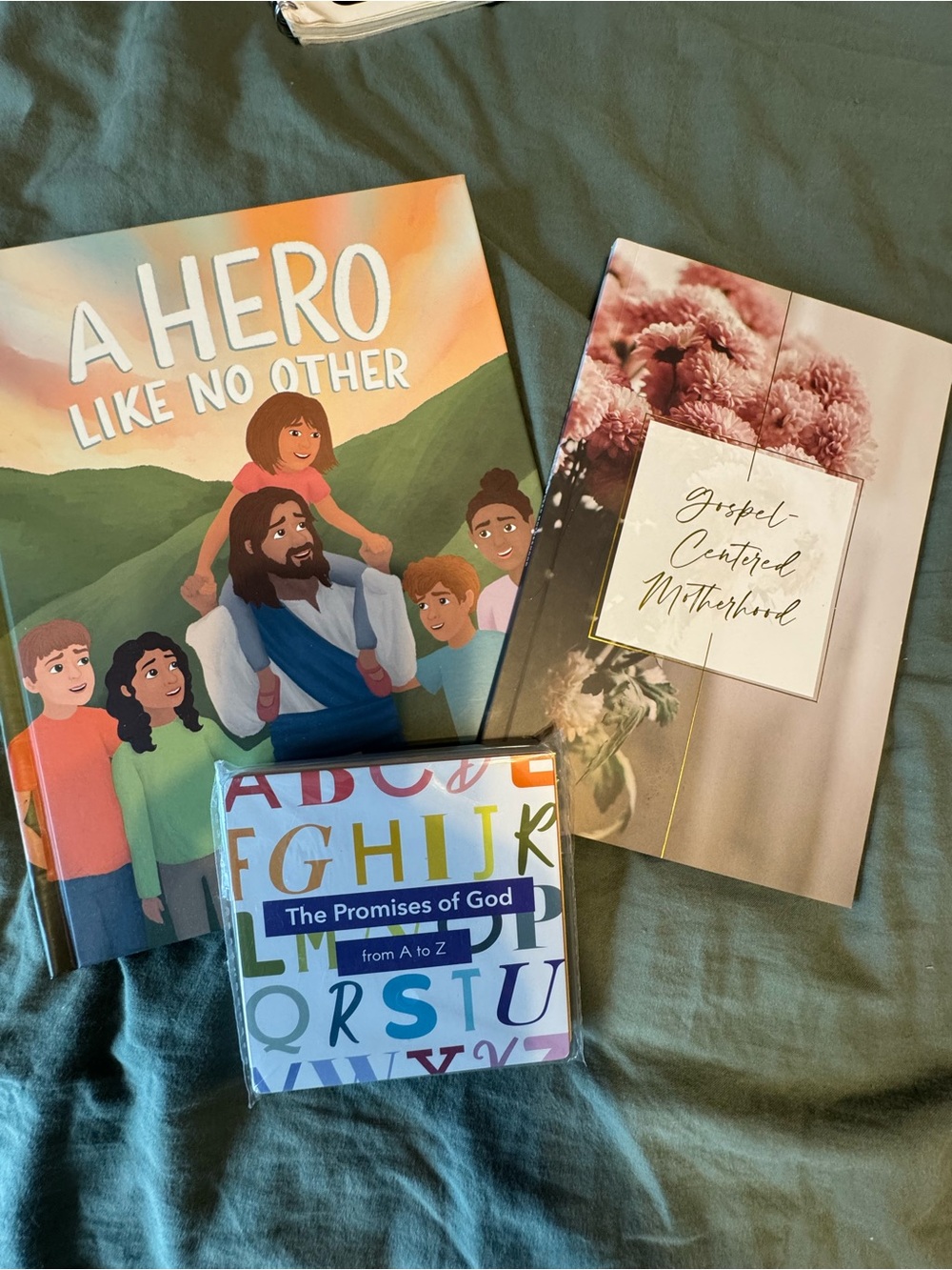 Daily Grace Children’s Book, Mother’s Devotional and Alphabet Flashcards